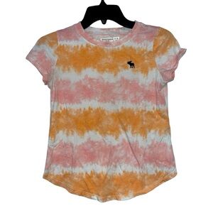 Abercrombie Kids Orange/Pink Tie Dye Shirt